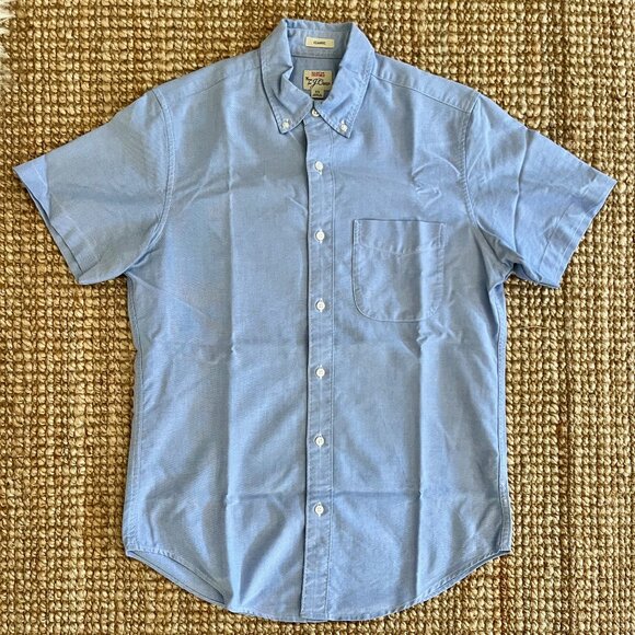 J.Crew Mens Oxford Shirt Short Sleeve - Extra Small - Picture 1 of 1
